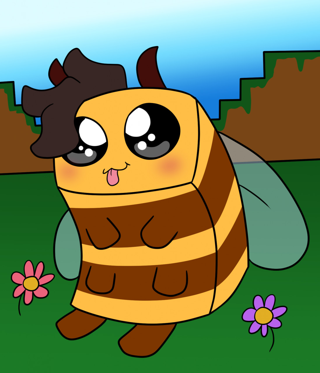 Minecraft Bee TF by DetectiveCoon -- Fur Affinity [dot] net