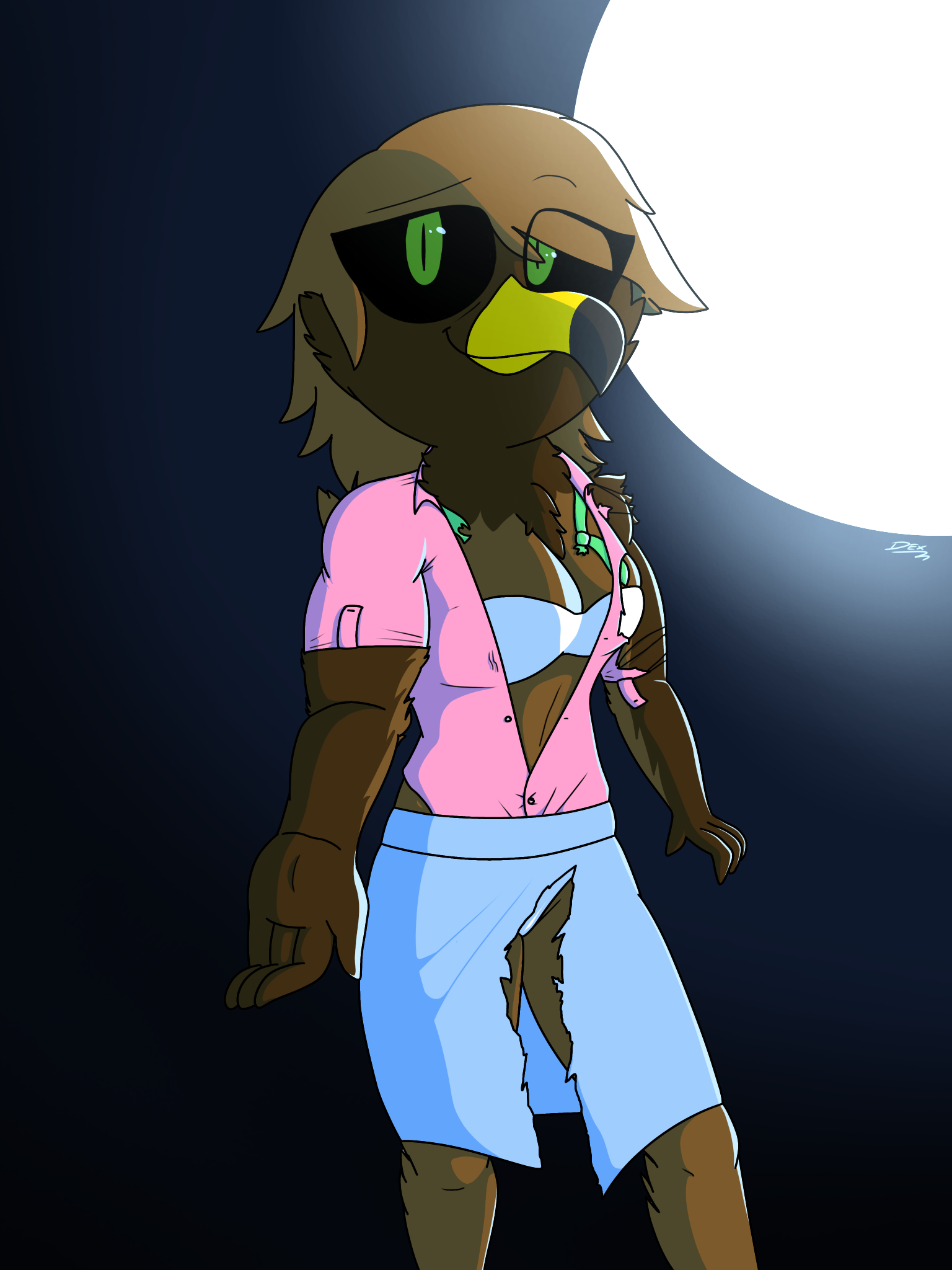 WereEagle Debby by Dex_the_Husky_Pup_Boy -- Fur Affinity [dot] net