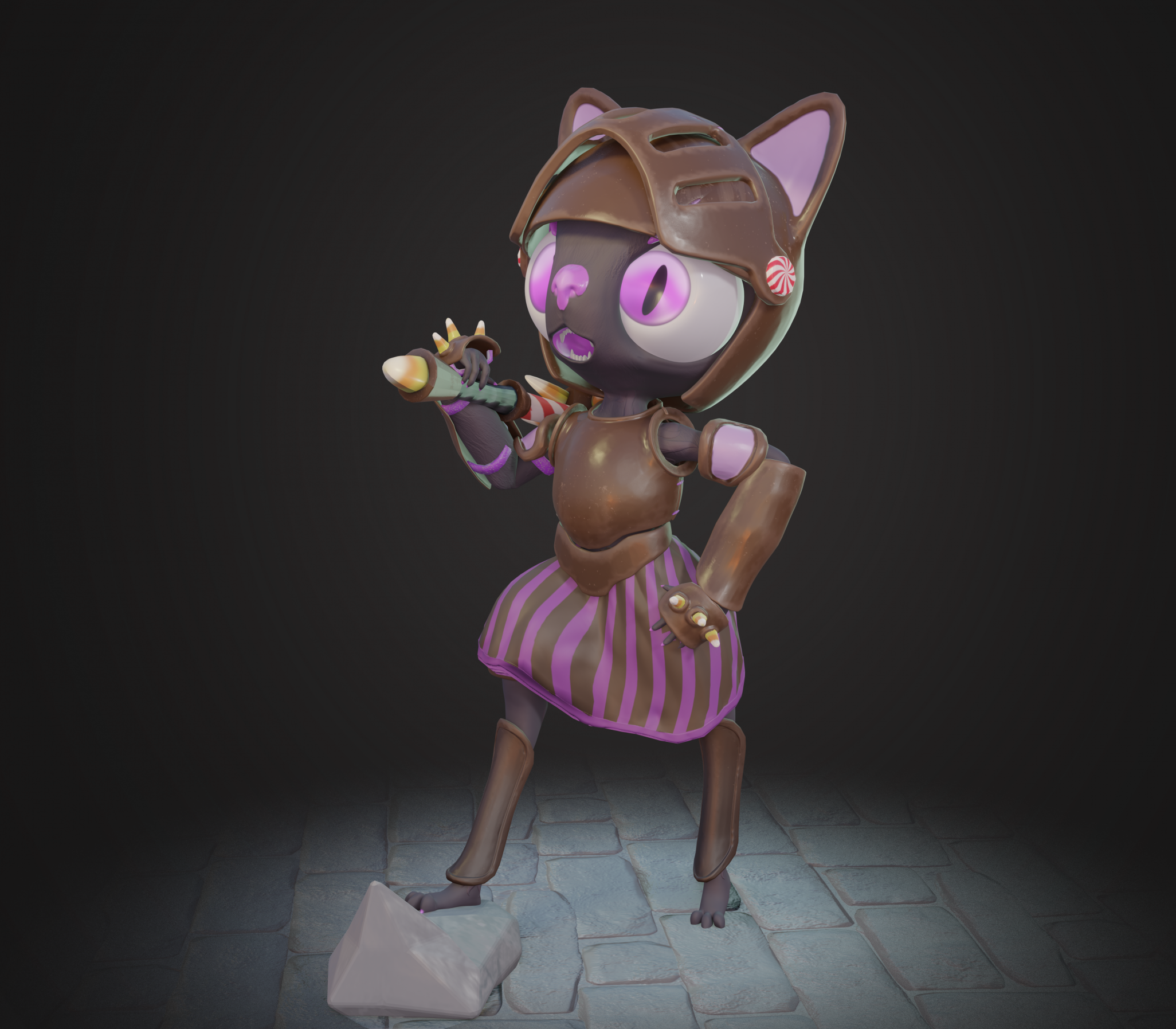 Candy Knight by D_Fastoss -- Fur Affinity [dot] net