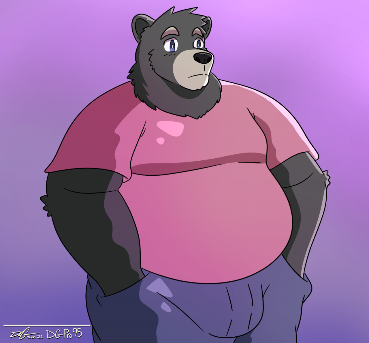 fat bear cartoon