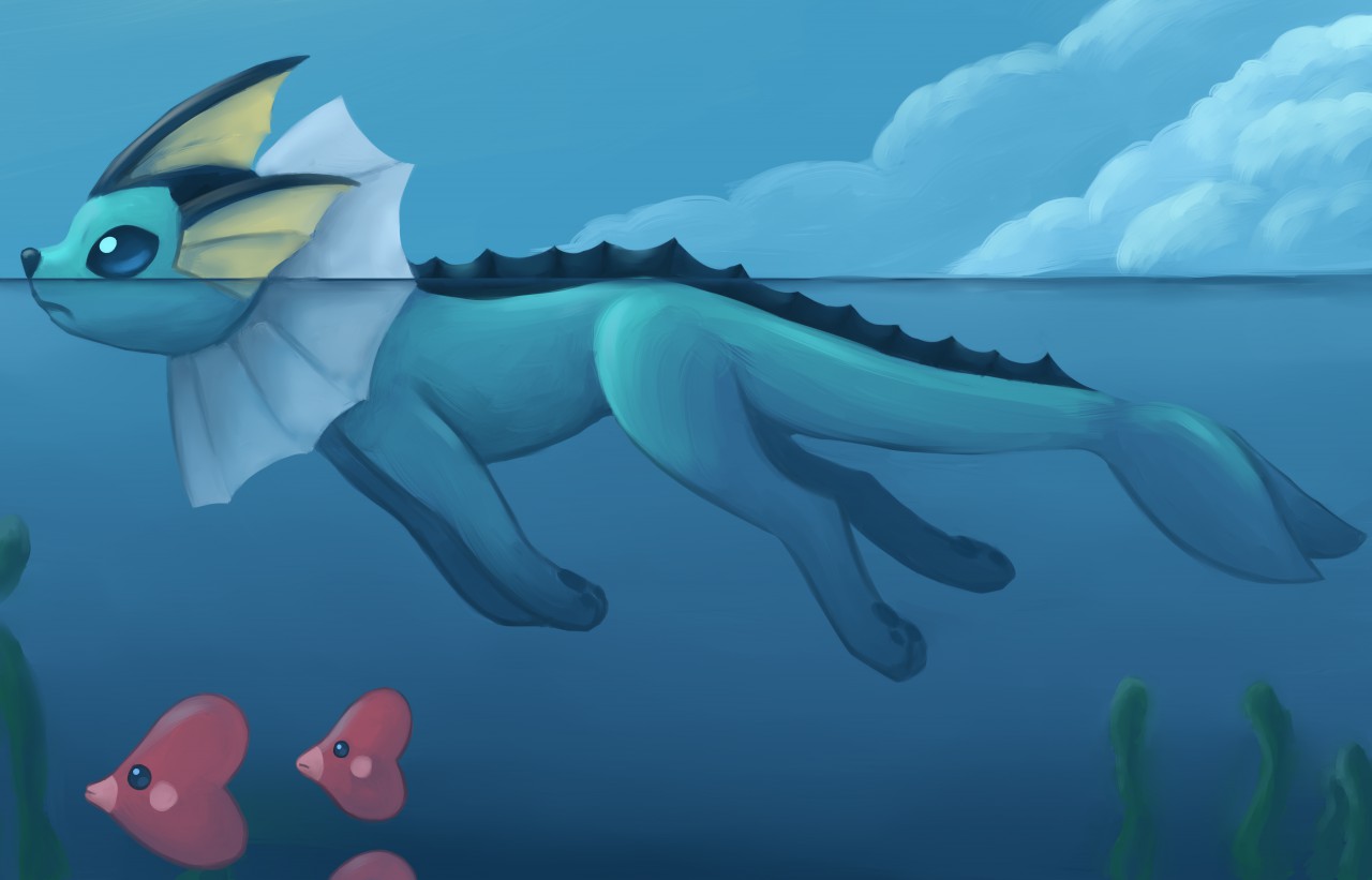Vaporeon by Diabolsu -- Fur Affinity [dot] net