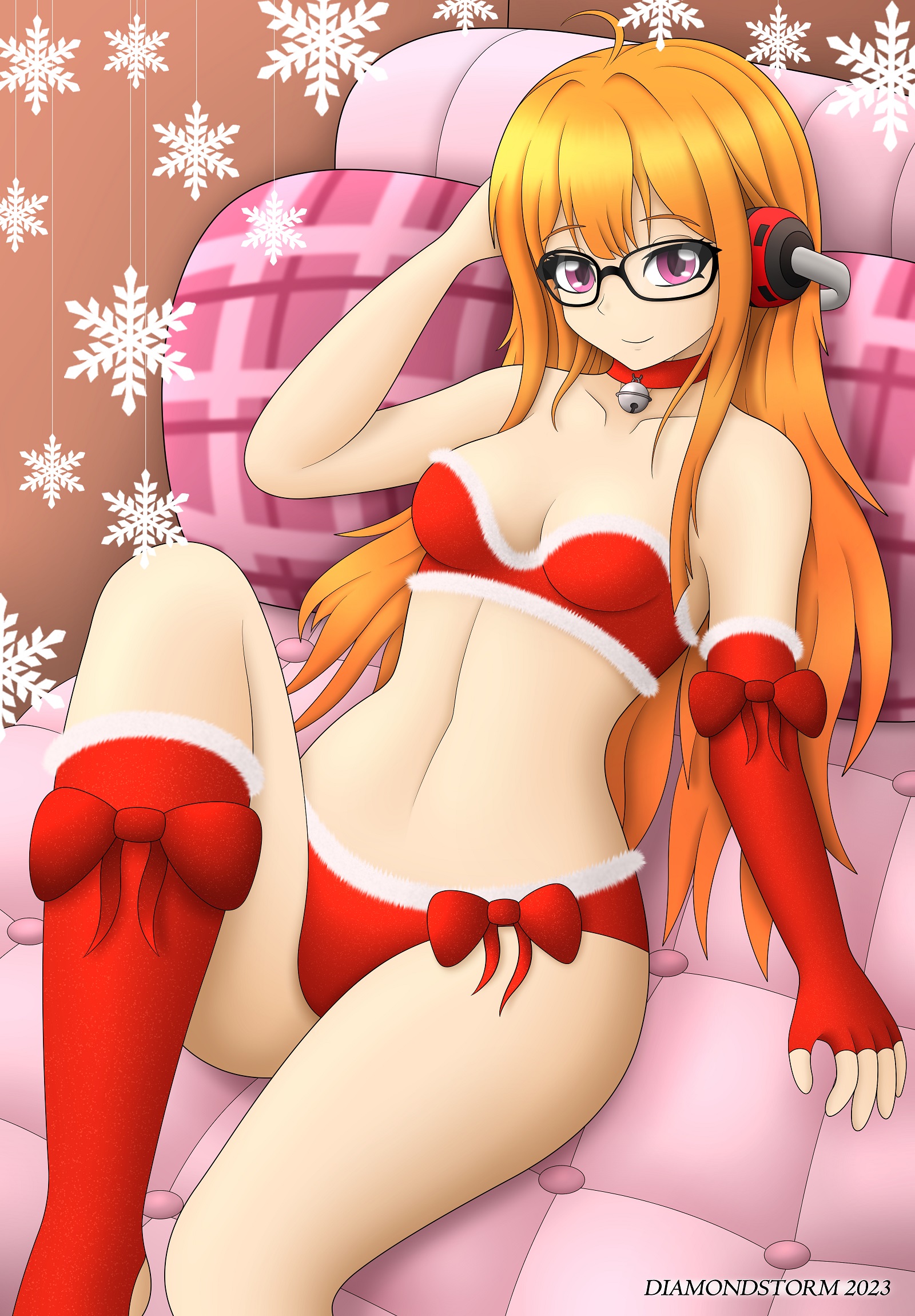 Futaba Pinup 1 Alt 2 (SFW) by DiamondstormArt -- Fur Affinity [dot] net