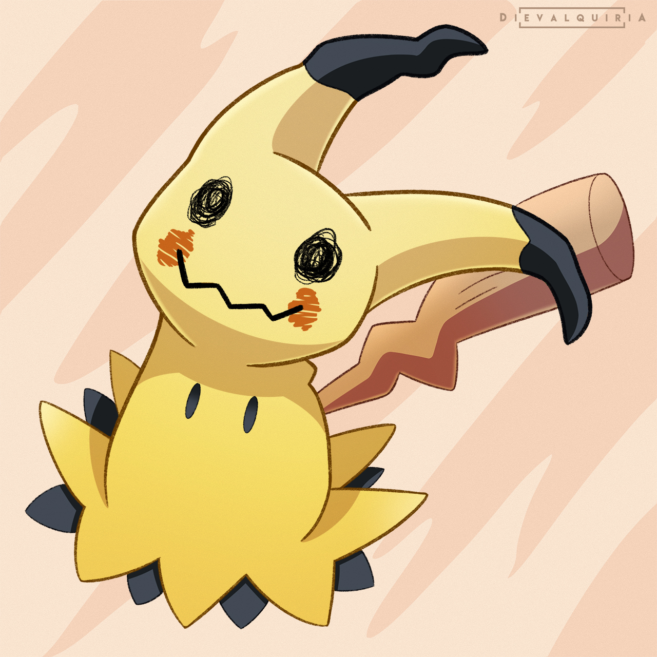 mimikyu pokemon, digital art