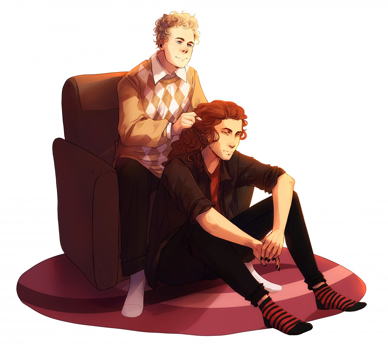 Aziraphale And Crowley By Dinych Fur Affinity Dot Net 1531
