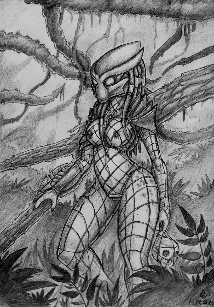 Predator female 5. by Dirty-Wolf -- Fur Affinity [dot] net