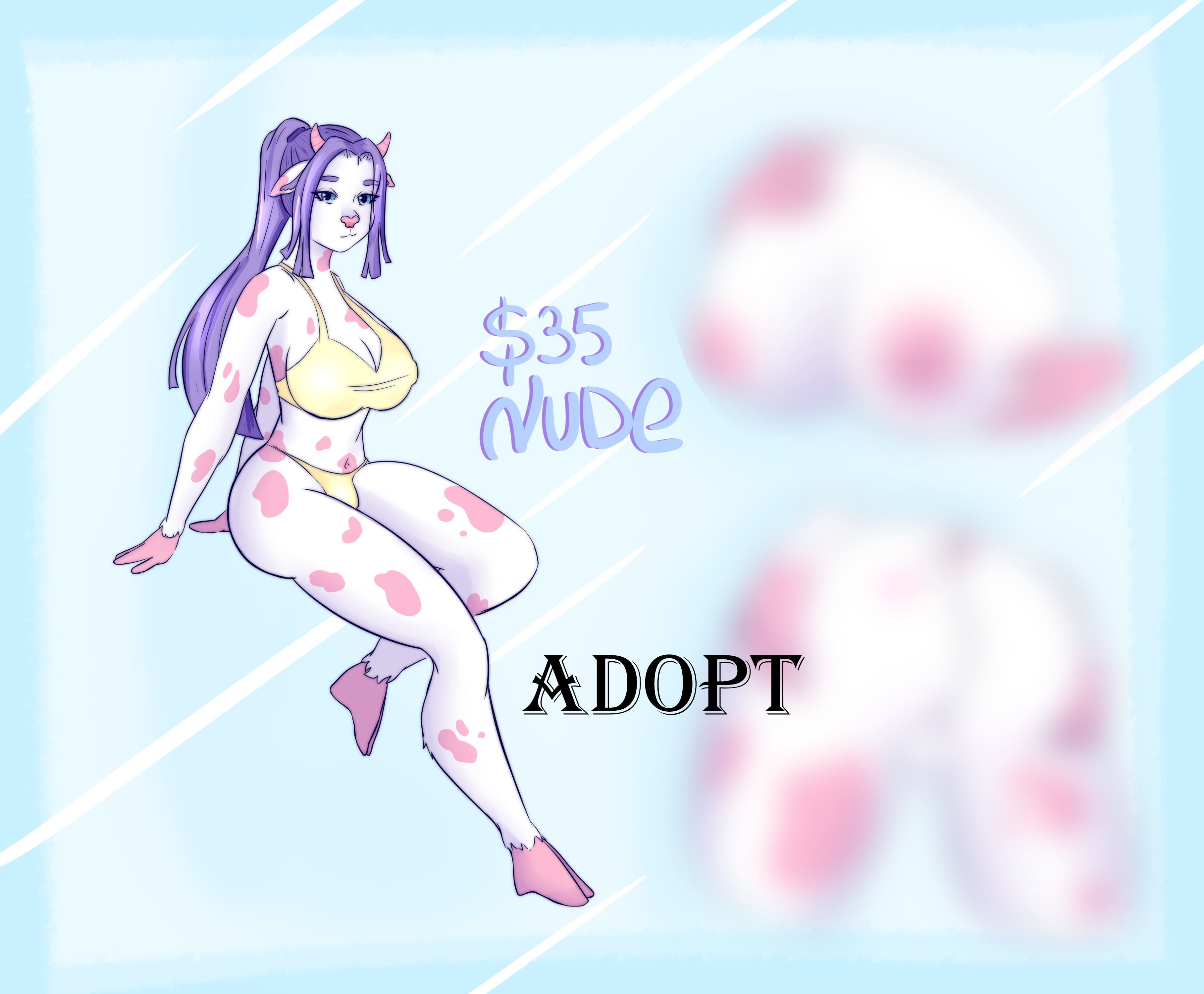 futa cow adopt by DitaFlower -- Fur Affinity [dot] net