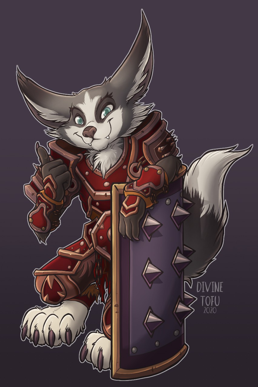 Vulpera Warrior - WoW Chibi by Divinetofu -- Fur Affinity [dot] net