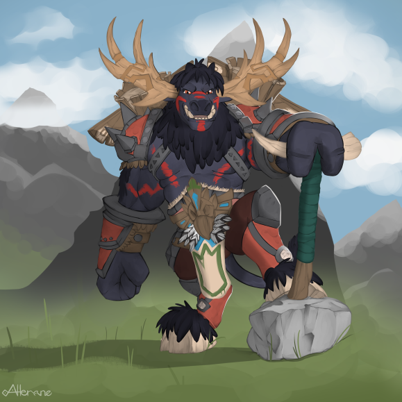 Highmountain Warrior! by Djungledjuret_Hugo -- Fur Affinity [dot] net