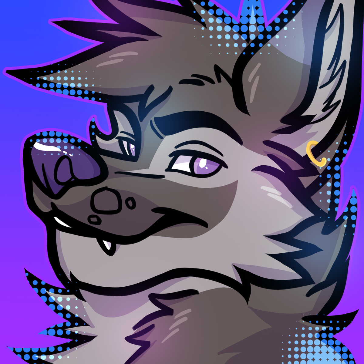 Hi! Wolf furry icon! Commissions Open! Prices start at 10$ for more details  DM me! 😻 PFP for 25$! : r/furry