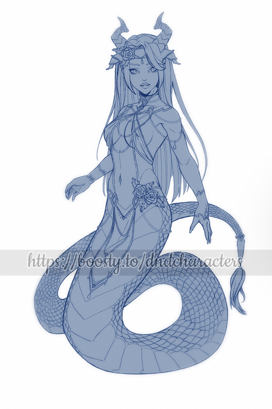 Commission art: Lamia by DnDAdopts -- Fur Affinity [dot] net