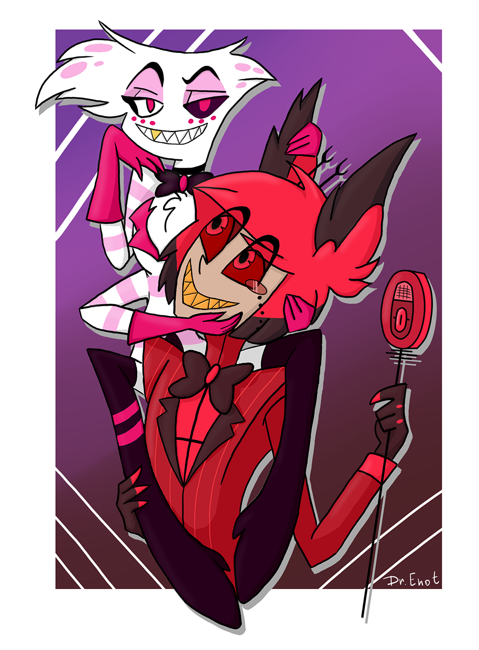 Angel Dust and Alastor by doctorenot -- Fur Affinity [dot] net