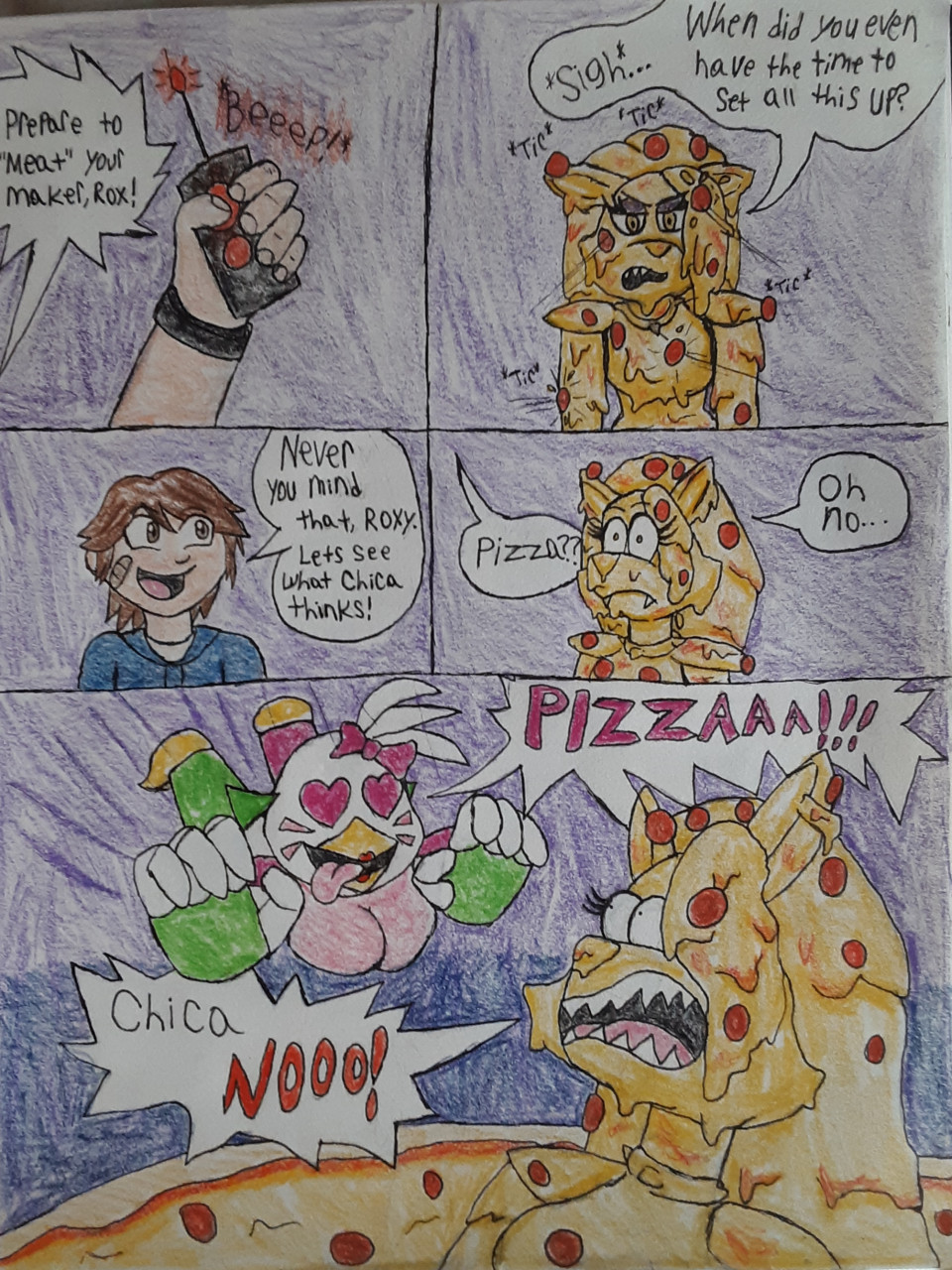 Roxanne Wolf: The Best Pizza 5/6 by DoctorMechaPyro -- Fur Affinity [dot]  net