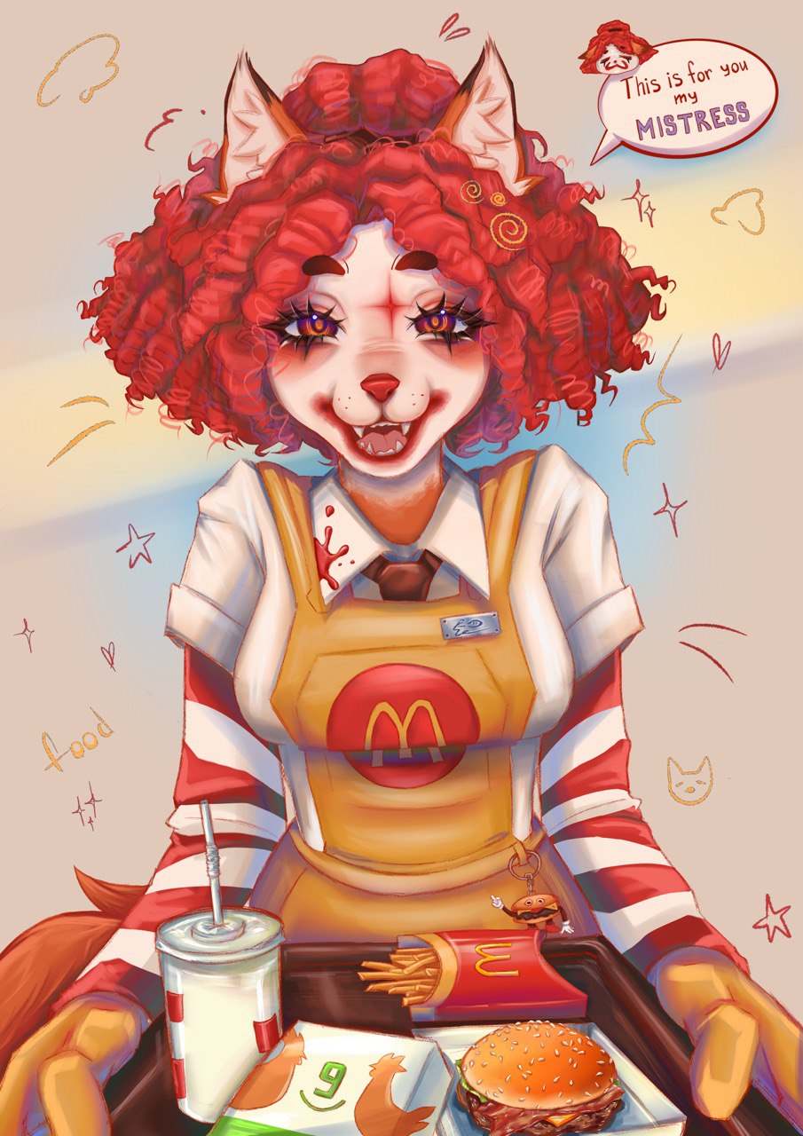 Ronald McDonald fur by Doddery -- Fur Affinity [dot] net