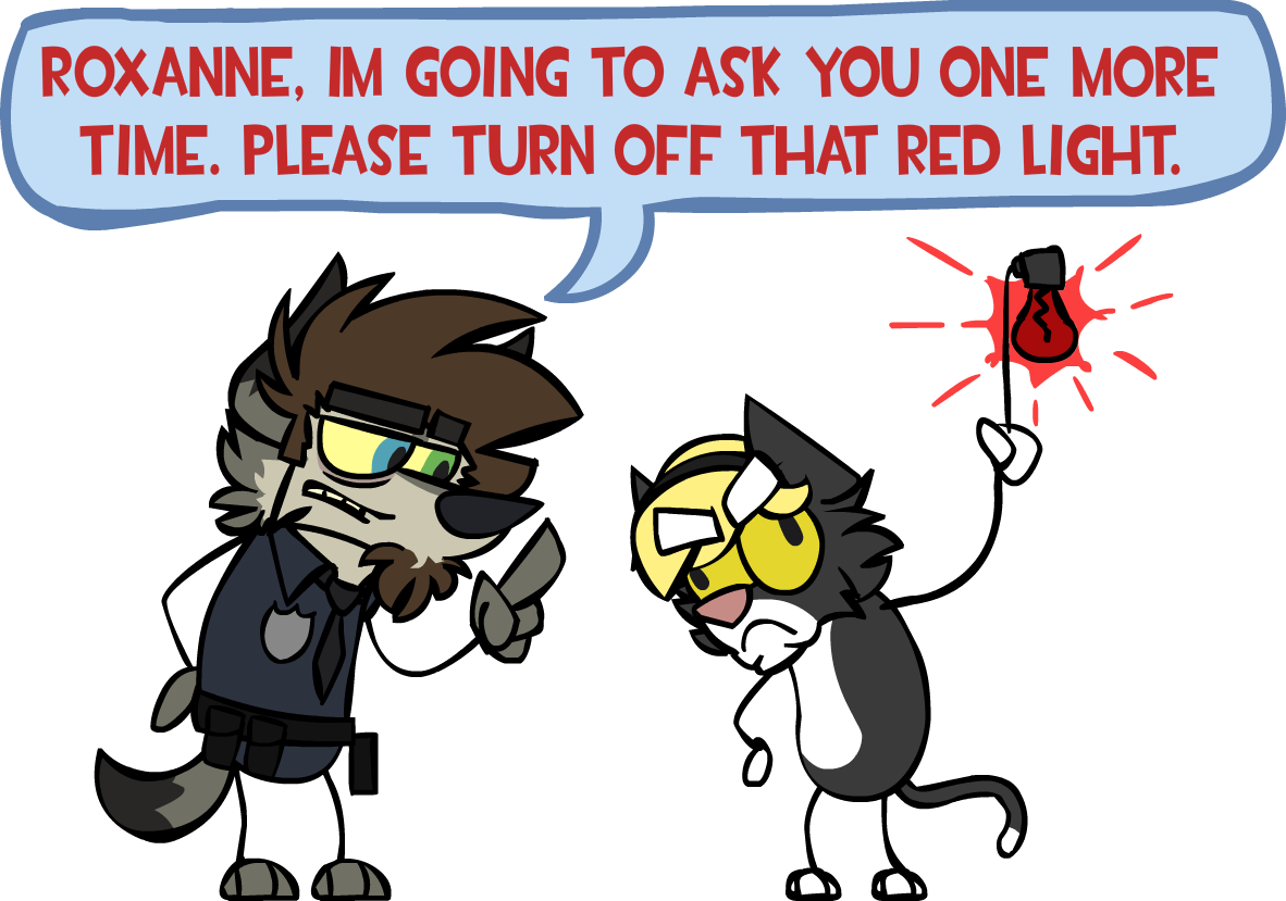Roxanne, you don't have to put the red light DodgeTheWolf -- Fur Affinity [dot] net