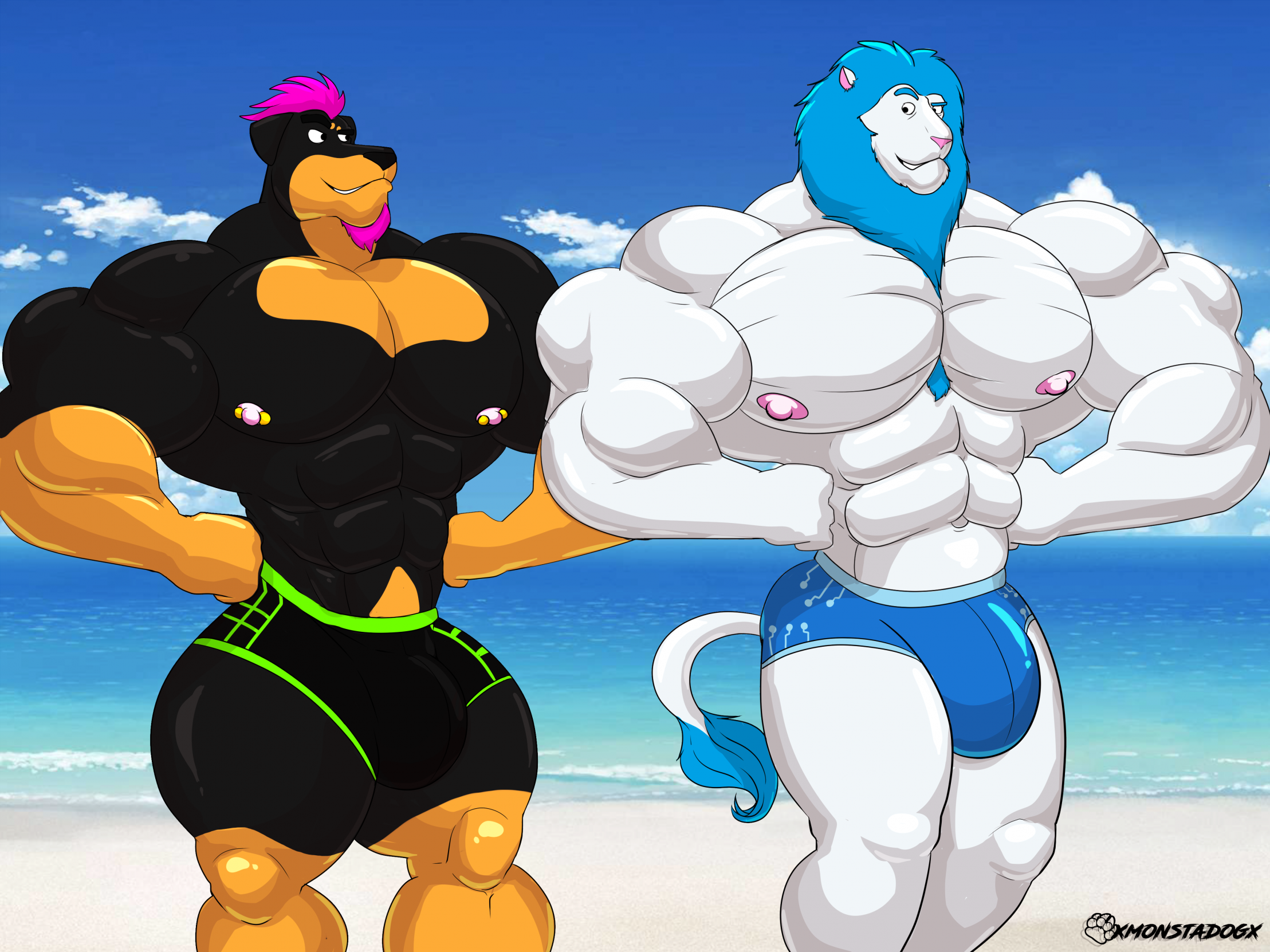 beach muscle by doger -- Fur Affinity [dot] net