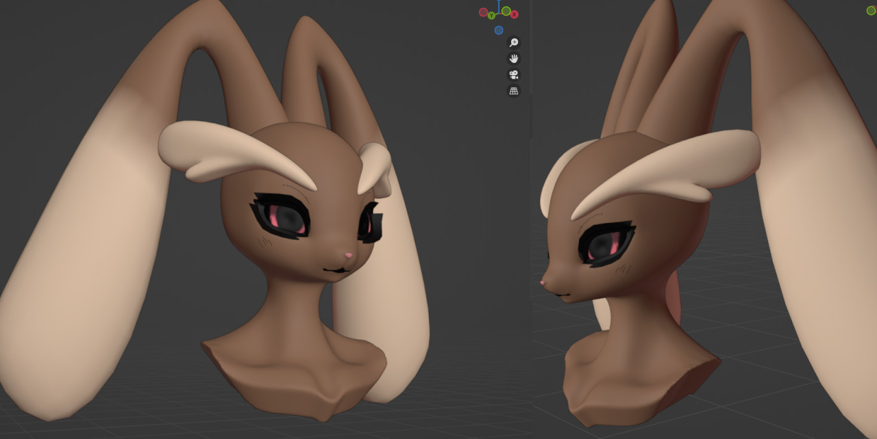 Lopunny sketch (head) by DogZeela -- Fur Affinity [dot] net