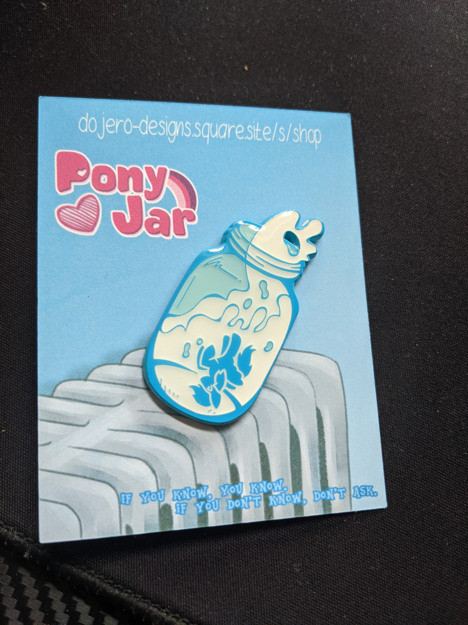 M] Pony Jar Enamel Pin by dojerodesigns -- Fur Affinity [dot] net