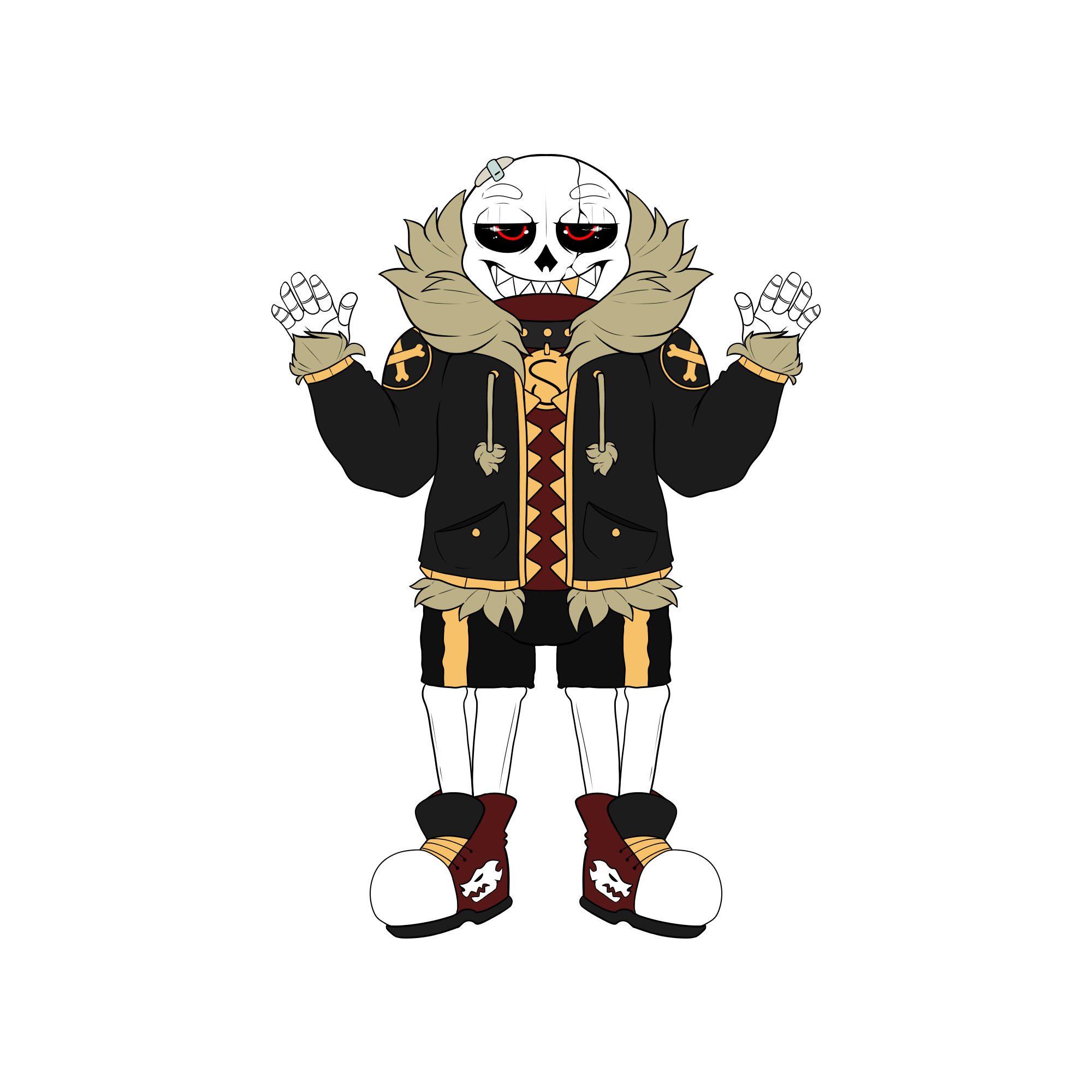 Underfell Sans Design (Personal) By Dollctor -- Fur Affinity [Dot] Net