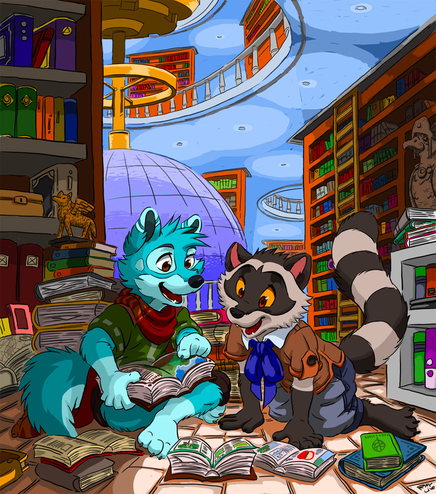 LIBRARY by domadibo -- Fur Affinity [dot] net