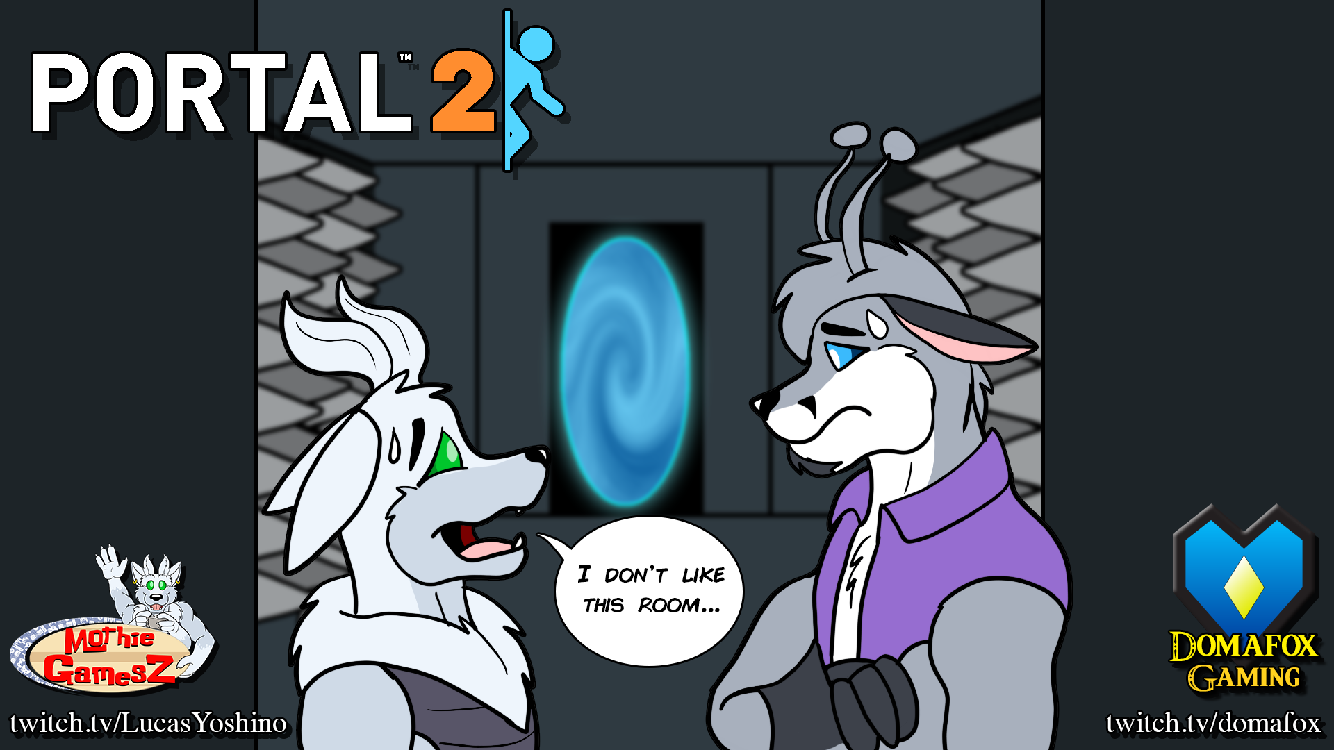 Game Stream Portal 2 Co Op Hard Mode By Domafox Fur Affinity Dot Net