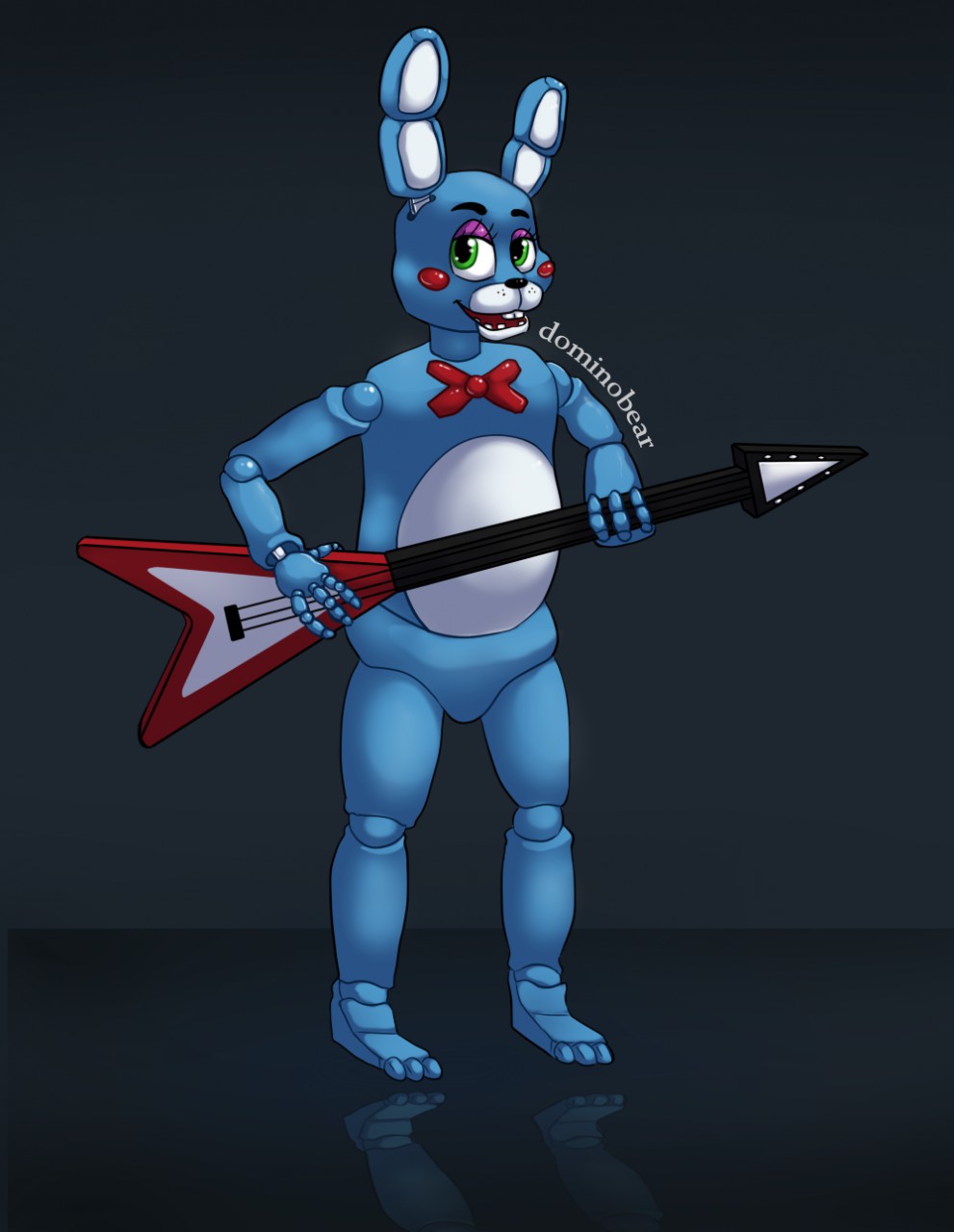 Toy Bonnie From FNAF 2 by EfryolTheWolf -- Fur Affinity [dot] net