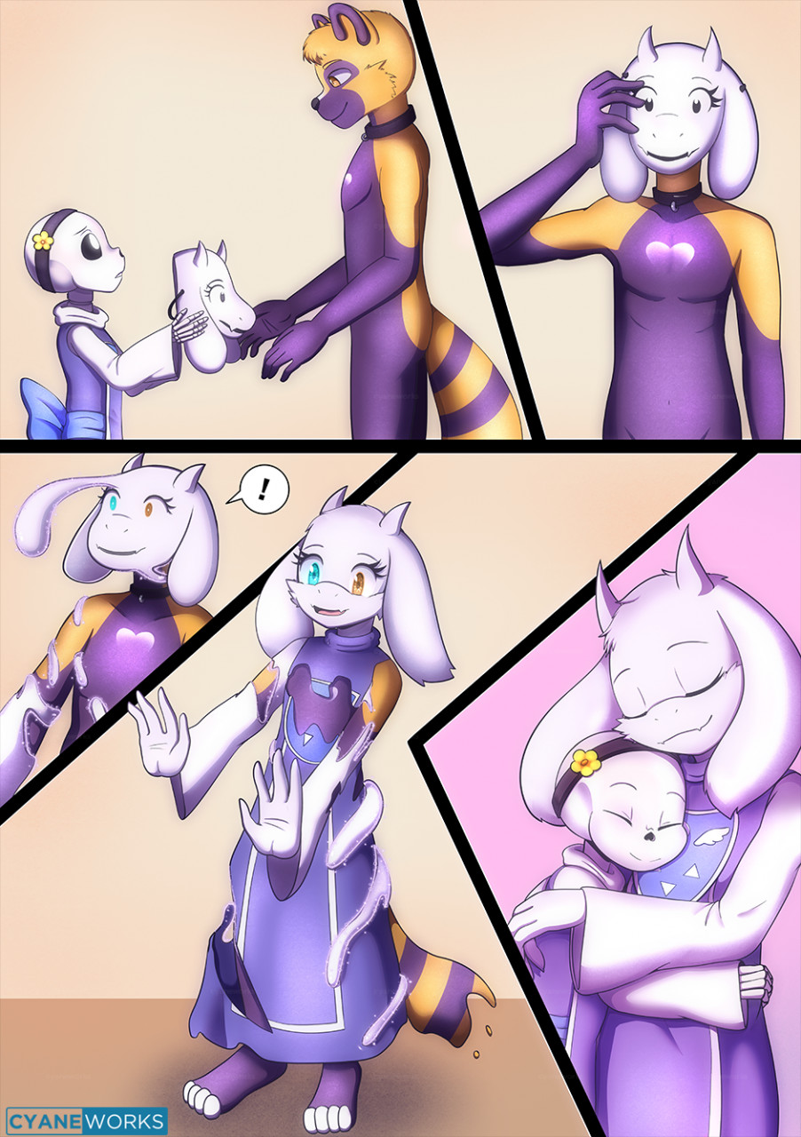 Toriel Mask tftg by Cyaneworks by DonnyKatt -- Fur Affinity [dot] net