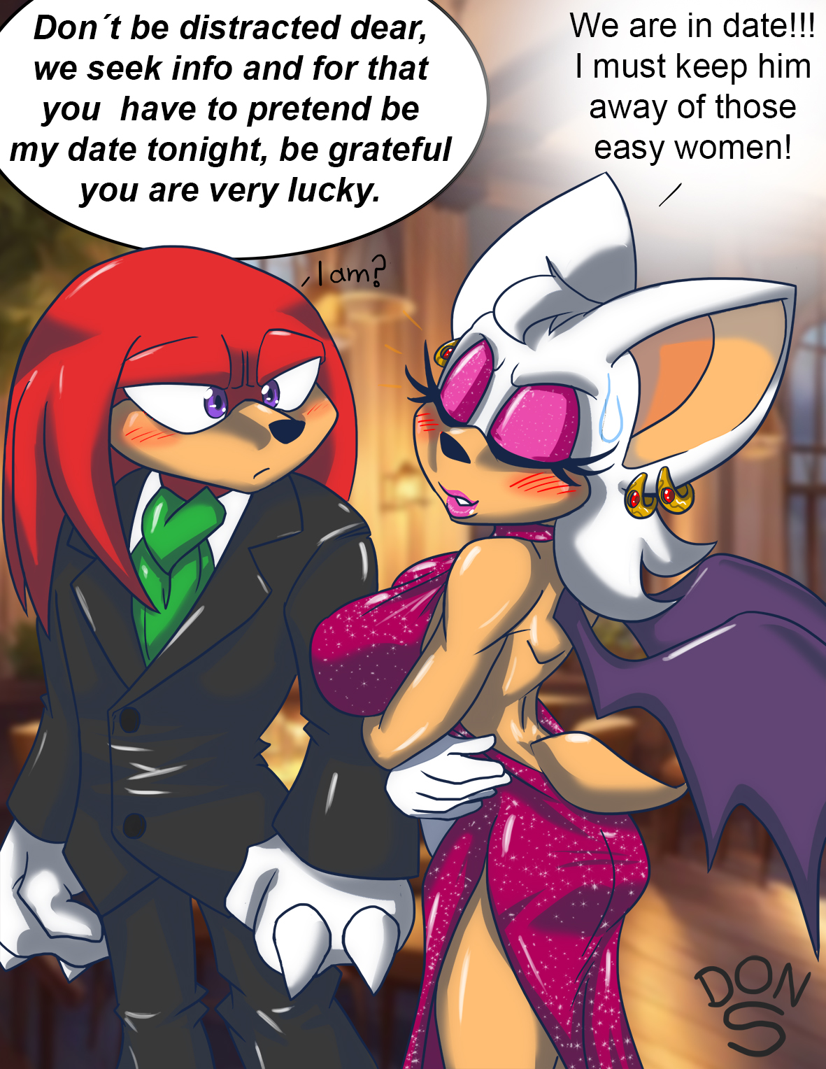 Knuxouge gala by Don_S_Prime -- Fur Affinity [dot] net