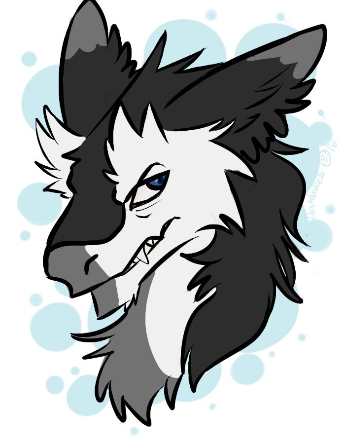 Headshot for KipKitty by DonutRobutt -- Fur Affinity [dot] net