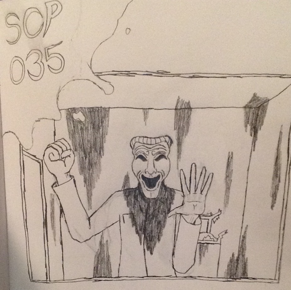 So today I decided to draw SCP-035 - Possessive Mask. If you would like to  see more SCP Fanart let me know by liking, sharing with your friends, and  commenting what you