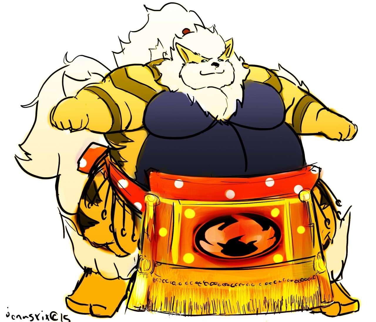 Reginald the sumo wrestler by Dorgan -- Fur Affinity [dot] net