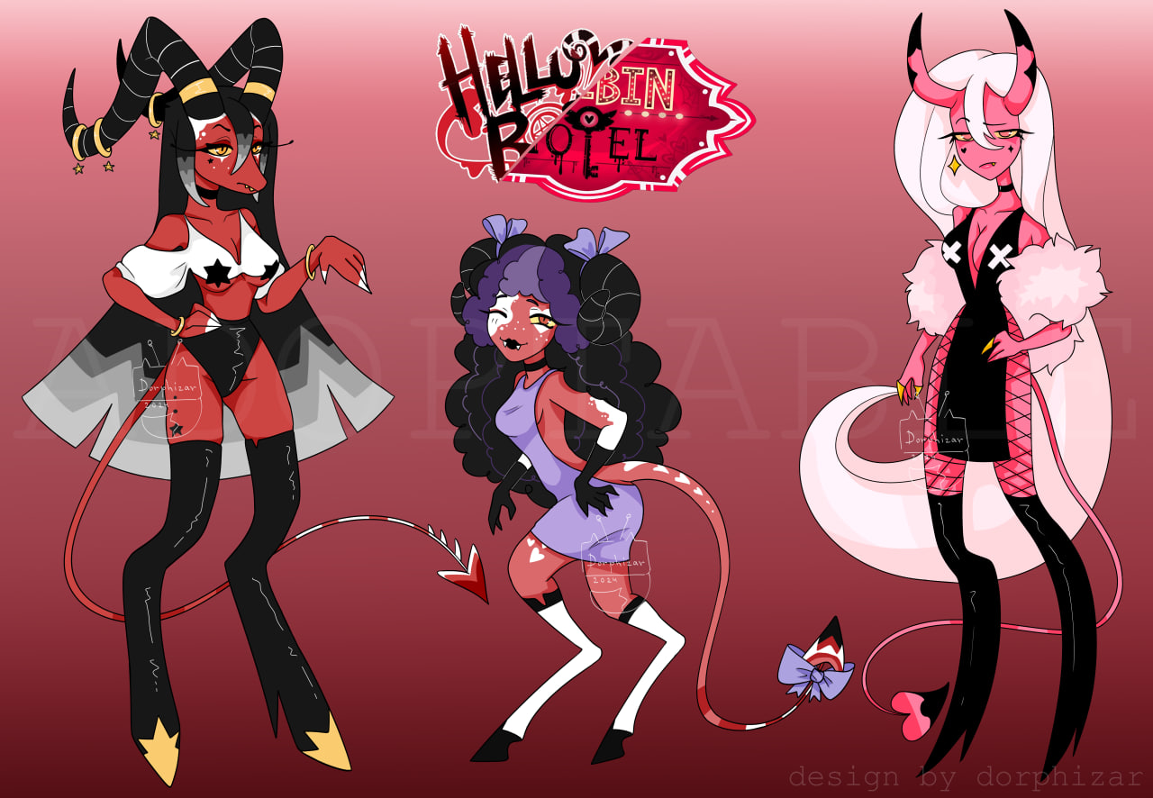 Helluva Boss|Hazbin Hotel Adopts [OPEN 1/3] by Dorphizar -- Fur Affinity  [dot] net