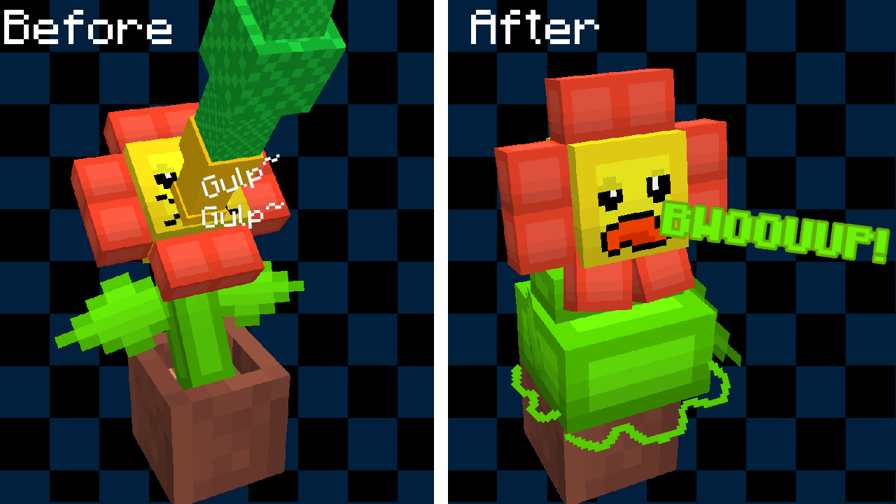 Minecraft Flower Gain Weight/Water Inflation by DoubleShotgun -- Fur  Affinity [dot] net