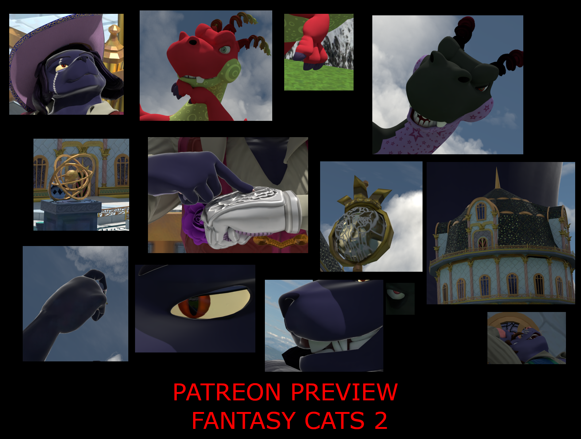 patreon preview fantasy cats 2