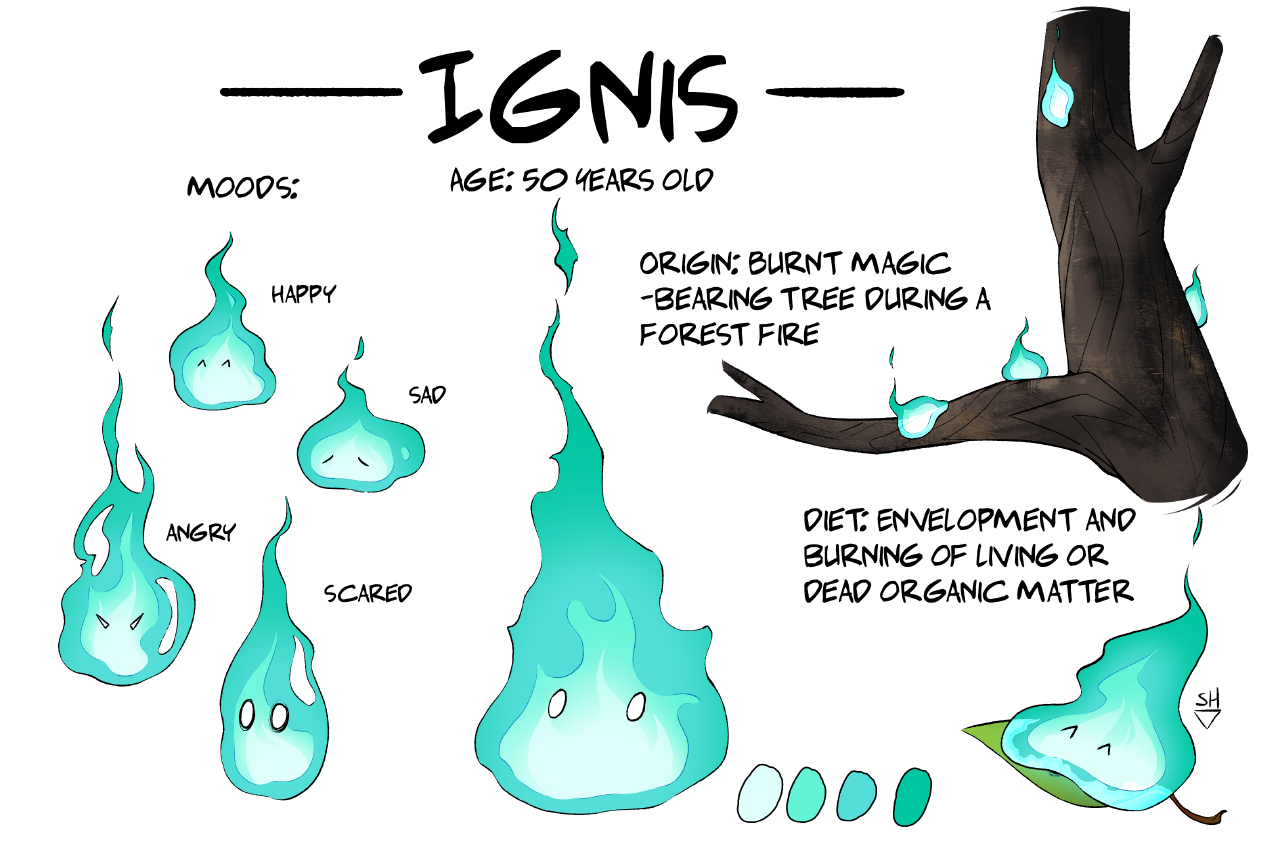 Ignis the Will-o-Wisp by Draegon1993 -- Fur Affinity [dot] net