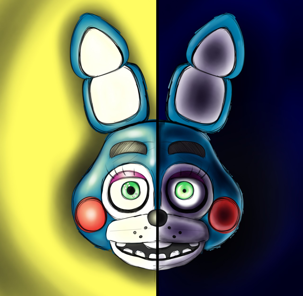 FNAF-bonnie by dragon-girl -- Fur Affinity [dot] net