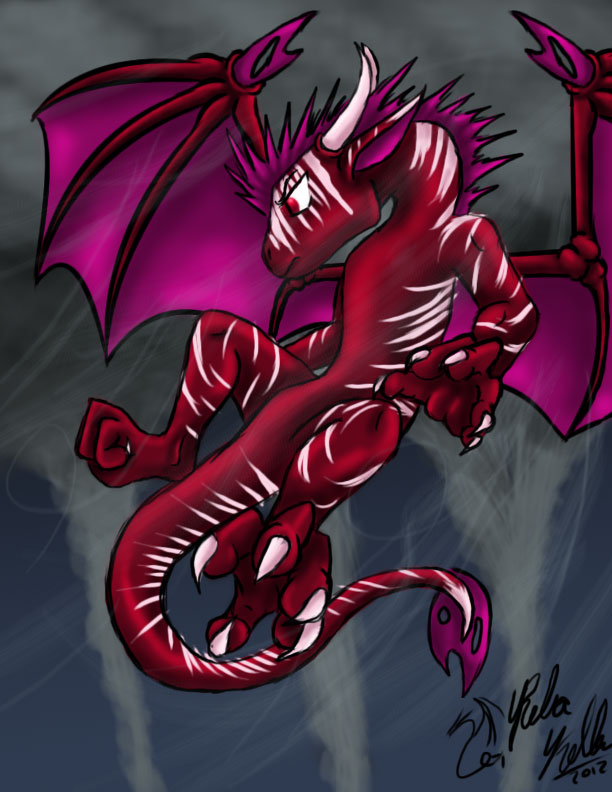 The rare Red Dragon Pokemon by Rygon -- Fur Affinity [dot] net