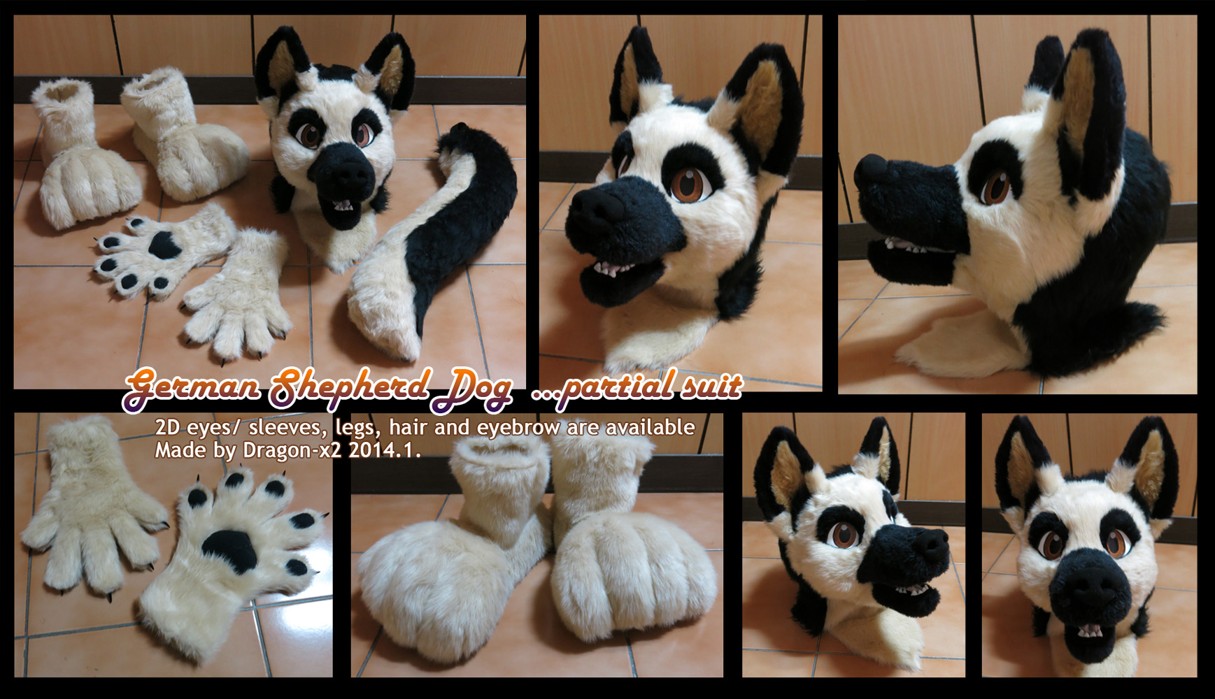 German Shepherd dog partial suit SOLD by dragon-x2 -- Fur Affinity [dot] net