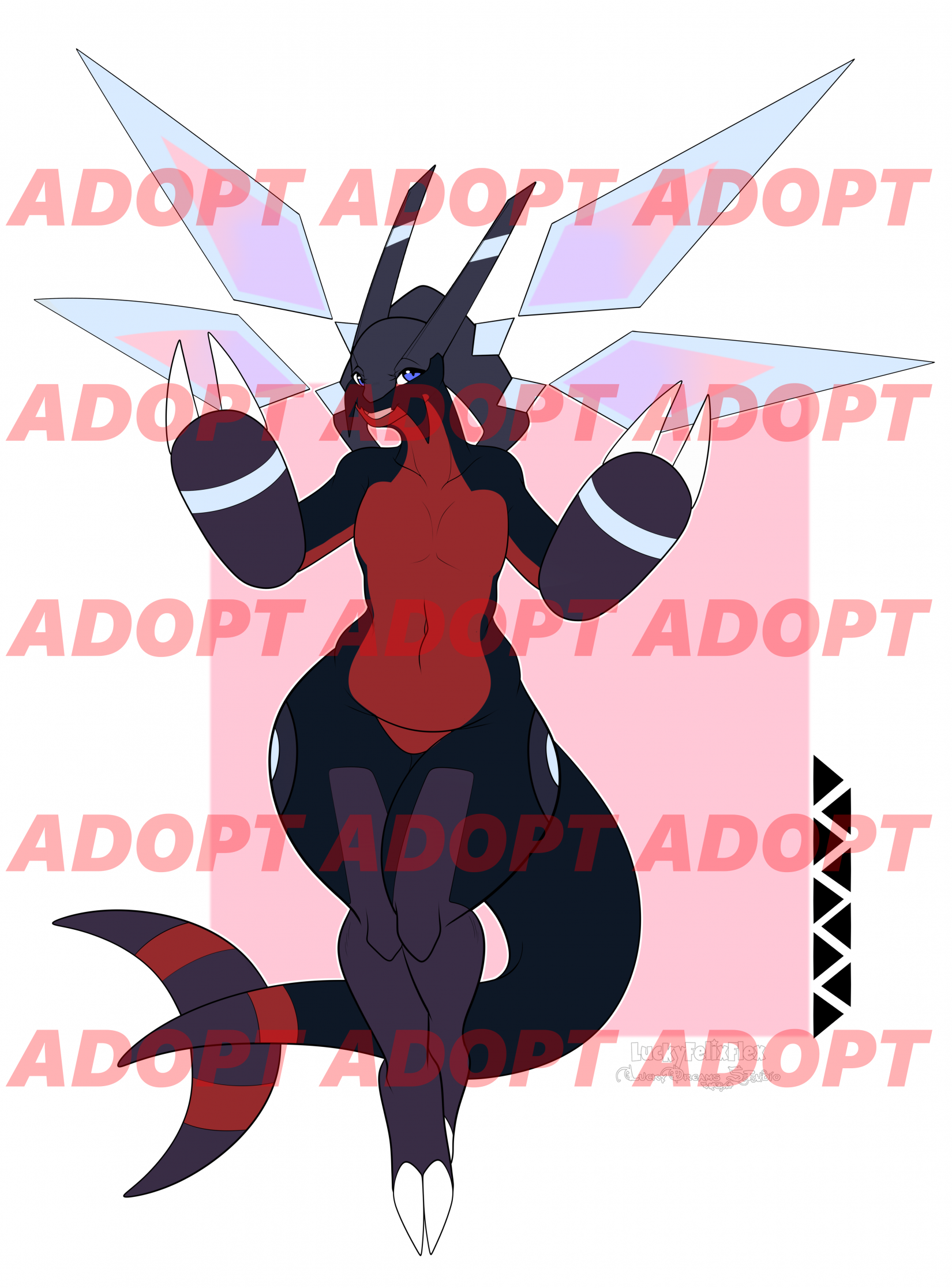 Dapple Grey Overo [Open Adopt] by quinnuki -- Fur Affinity [dot] net