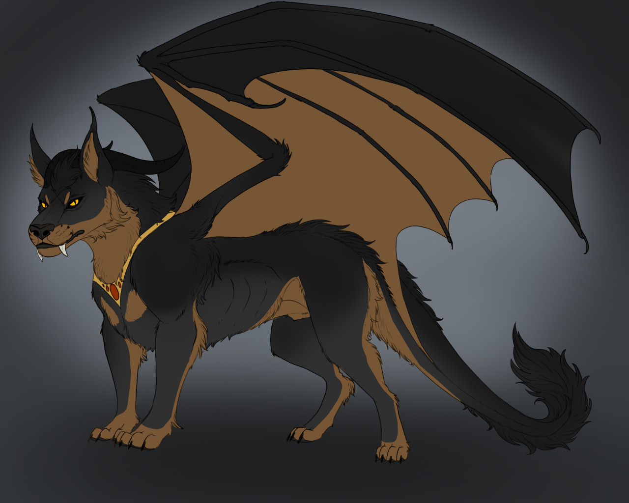 Niccolo wolf-dragon hybrid. 