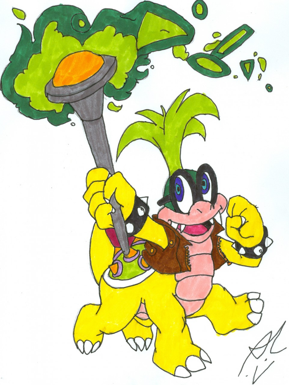 Mad Koopa Taur - Iggy by Whitefox89 Colored by Dragonheart07