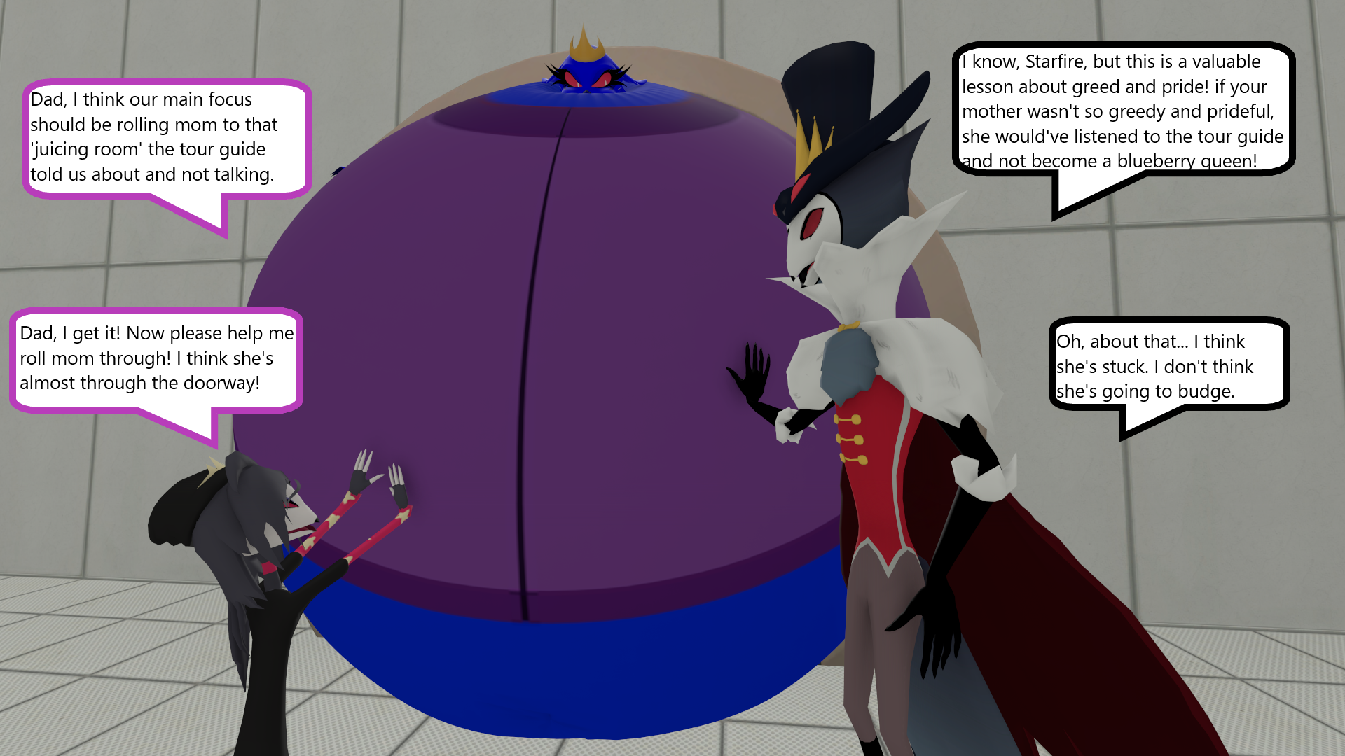 Dragon Blueberry Inflation He did not expect that. Did he? ===========, Blueberry