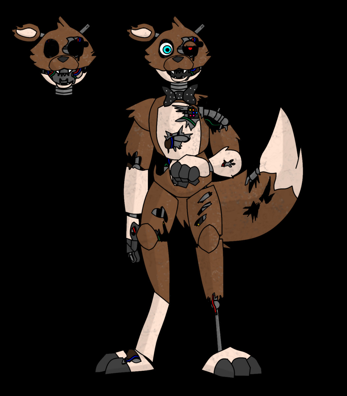 Fixed Withered Foxy (FNaF 2 Edit) – Dustin's Drawings