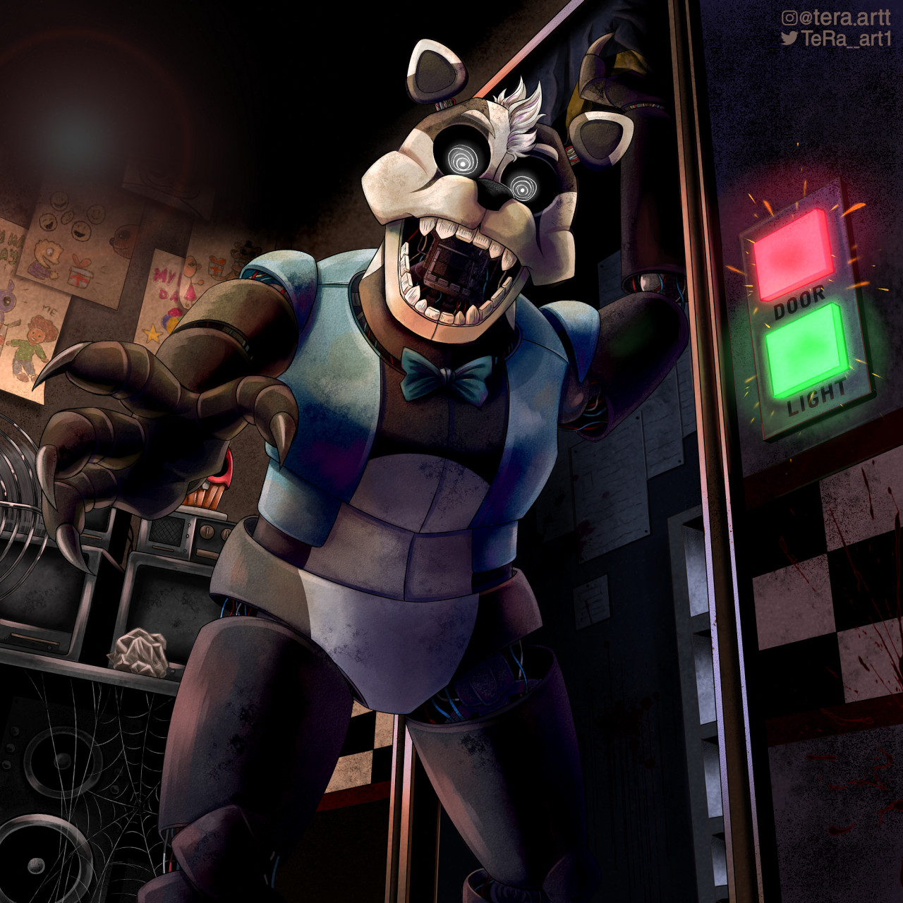 The FNAF art that started it all. by UrbanFoxGamer -- Fur Affinity [dot] net