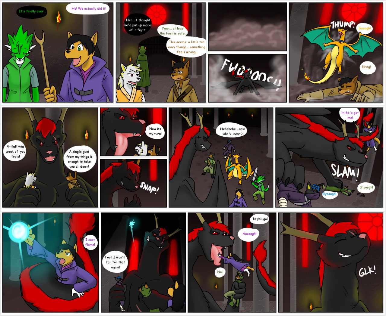 Chocolate's Castle Page 2 + Story (Halloween Special) by DragonX1010 -- Fur  Affinity [dot] net