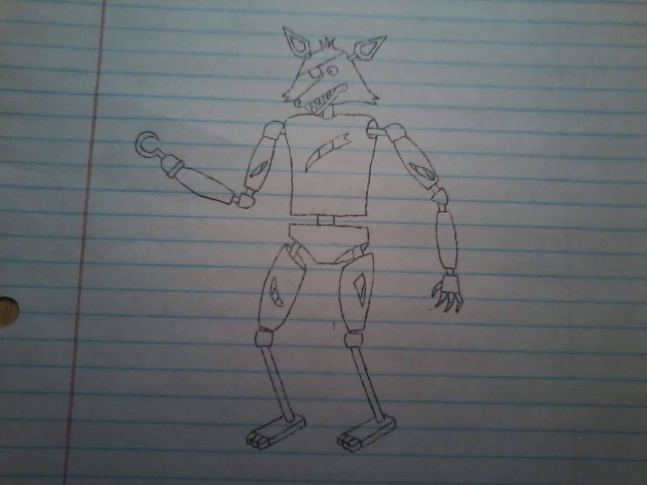 Foxy sketch (FNaF) by -AngieJM- -- Fur Affinity [dot] net