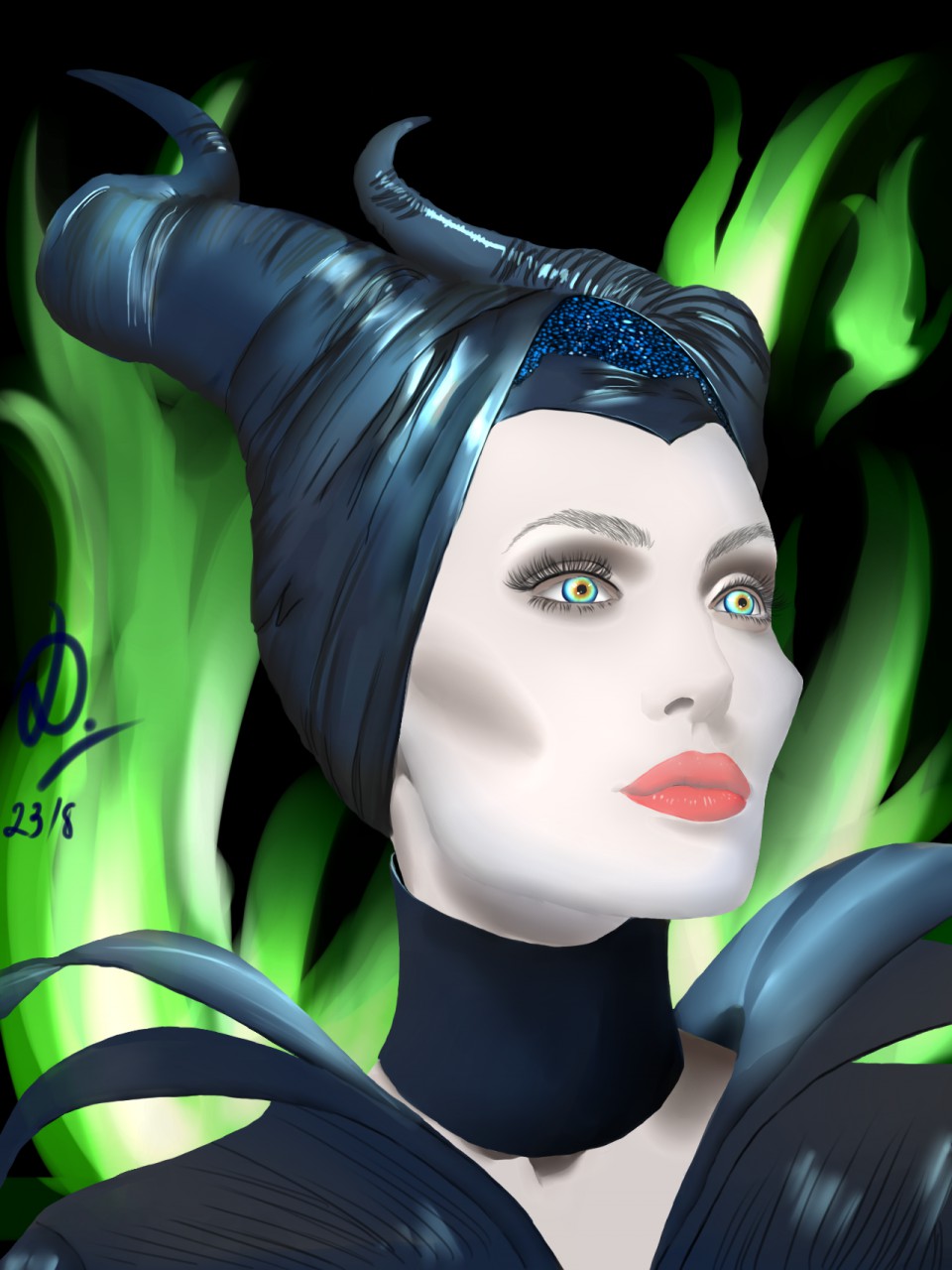 Maleficent - Angelina Jollie by drakonika123 -- Fur Affinity [dot] net