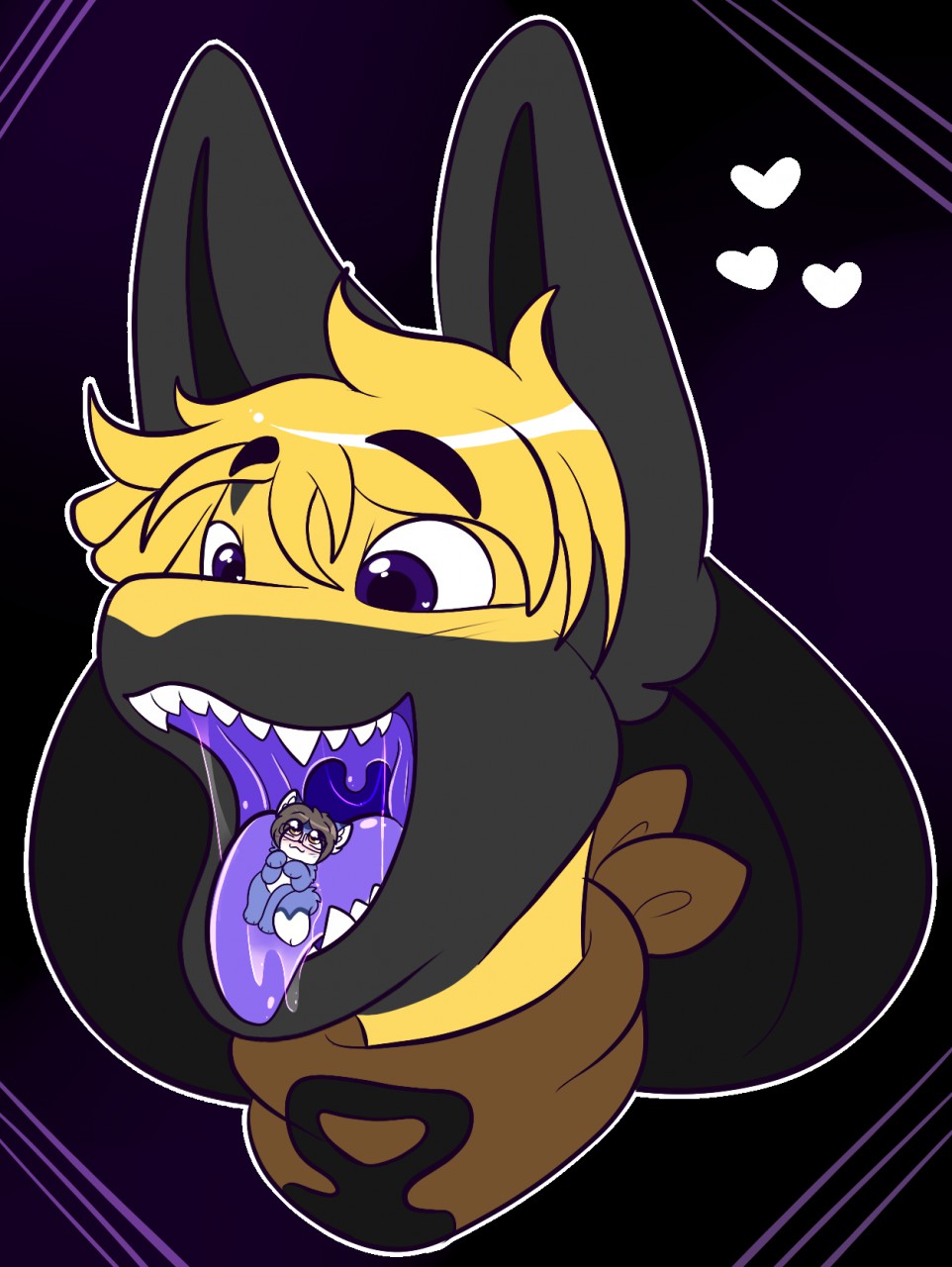 Yoosung' cursed emoji by DarlingCthulhu -- Fur Affinity [dot] net