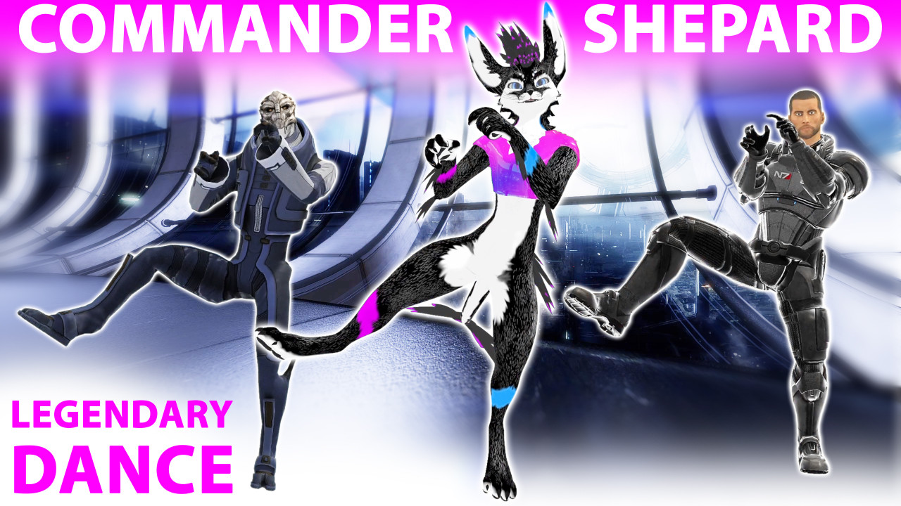 Commander Shepard Dance 💖 Mass Effect by Dranenk -- Fur Affinity [dot] net