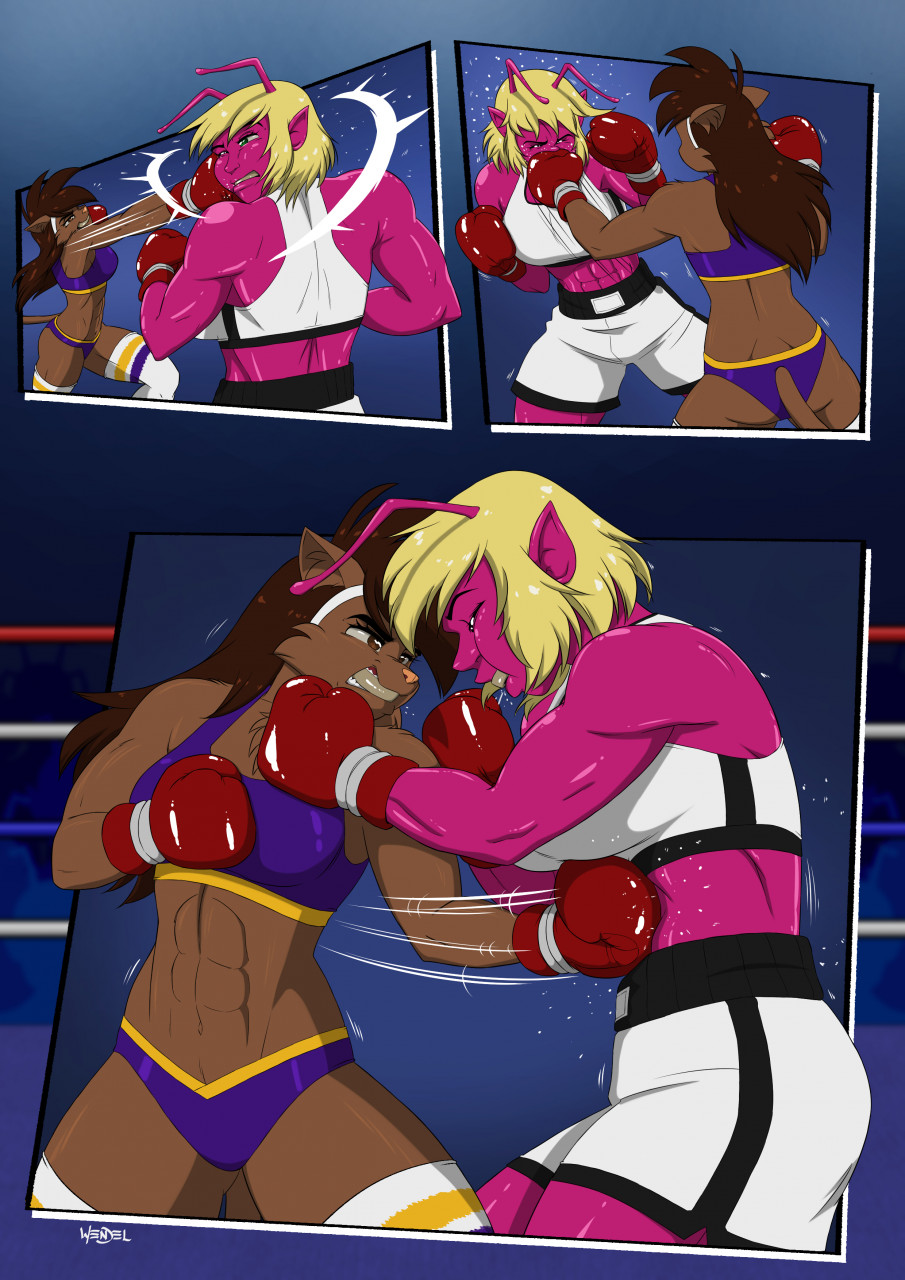 Female boxing ryona