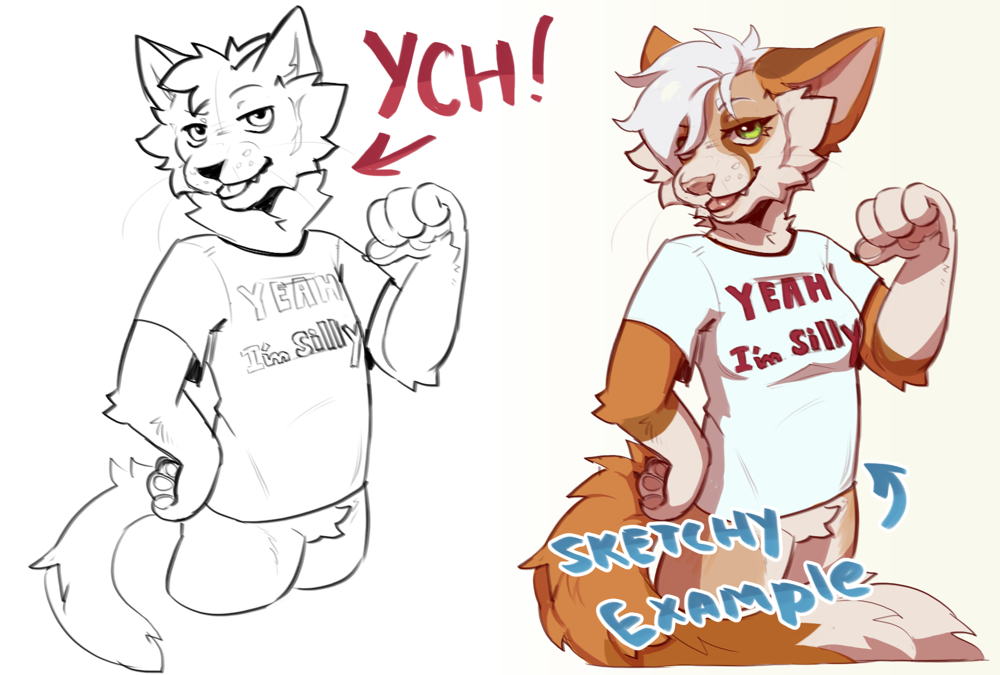 💓 YEAH I'M SILLY 💓 YCH! [ CLOSED ]